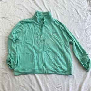 Mint Green Zip-Up Jacket